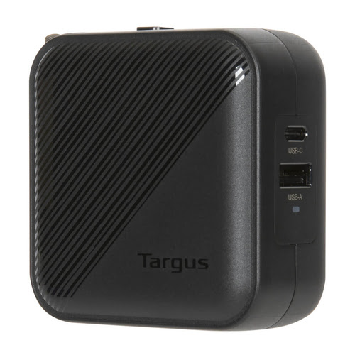 Targus Chargeur mural PowerElite GaN 65W - 2 ports - Noir (APA803GL) - Achat / Vente Chargeur sur Cybertek.fr - 0