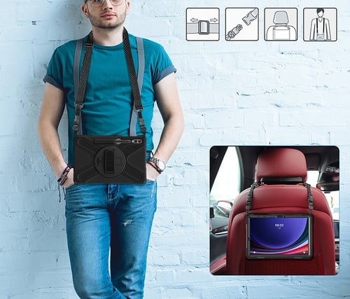 Etui COQUE RENFORCEE pour GALAXY TAB S9+ - Accessoire tablette - 10