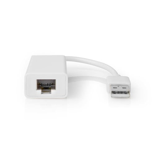 Adaptateur USB 2.0 vers RJ 45 - Blanc - Connectique TV/Hifi/Video - 2