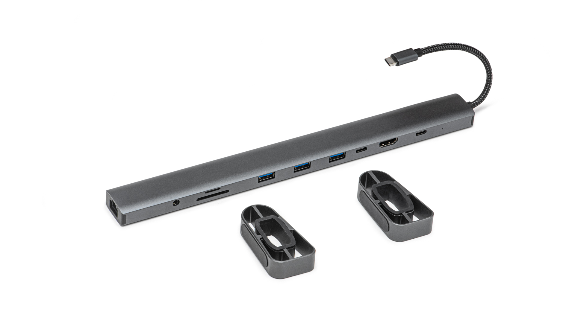 Bluestork HUB USB-C/10 ports/Gris - Hub Bluestork - Cybertek.fr - 1