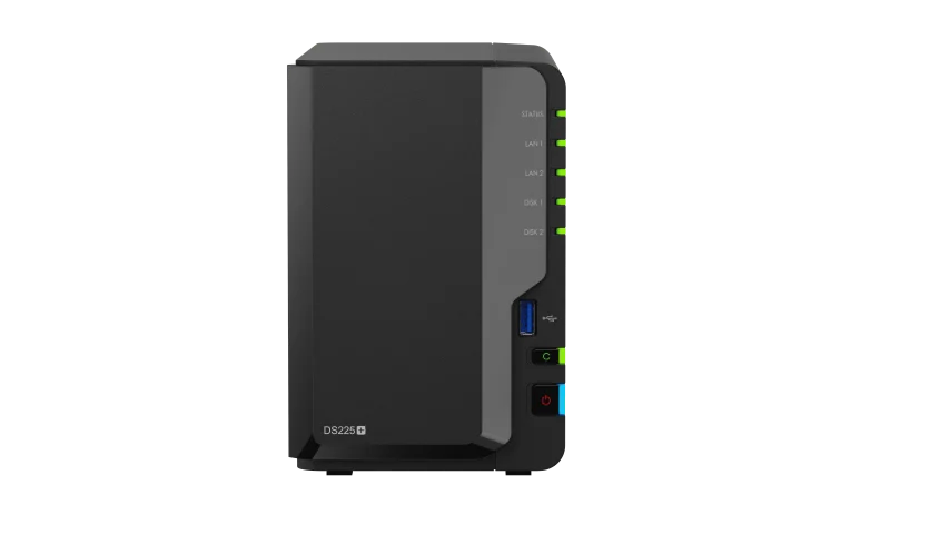 Synology DS225+ - 2 Baies avec 2 disques de 4To RED Plus - Serveur NAS - 5