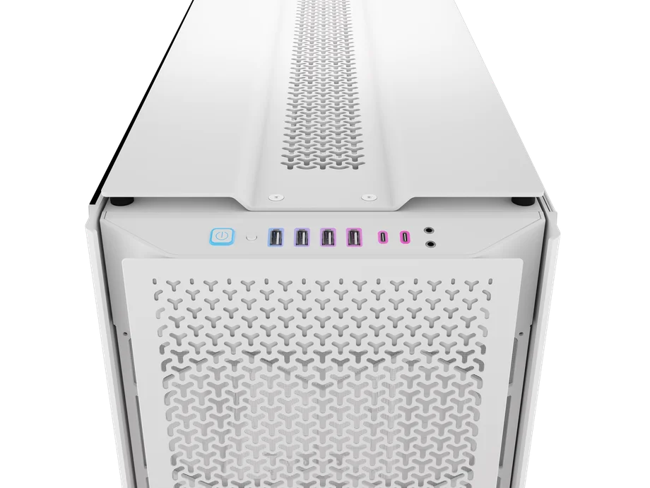 Corsair iCUE LINK 9000D RGB AIRFLOW -GT/SsAlim/ATX -Blanc Blanc - Boîtier PC - 3