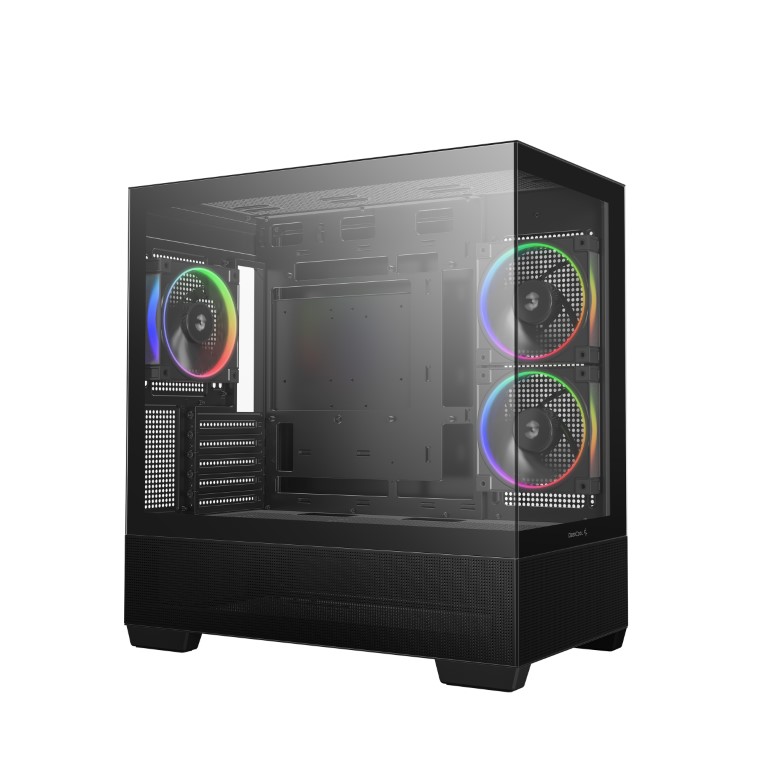 Deepcool CG380 3F Noir Blanc - Boîtier PC Deepcool - Cybertek.fr - 1