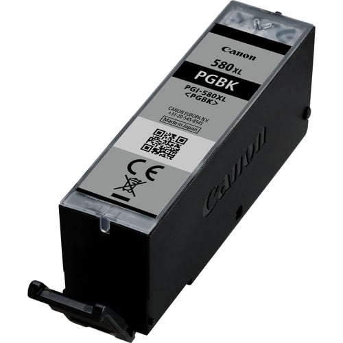 Cartouche haute capacité Noire - PGI-580XL PGBK pour imprimante Jet d'encre Canon - 0