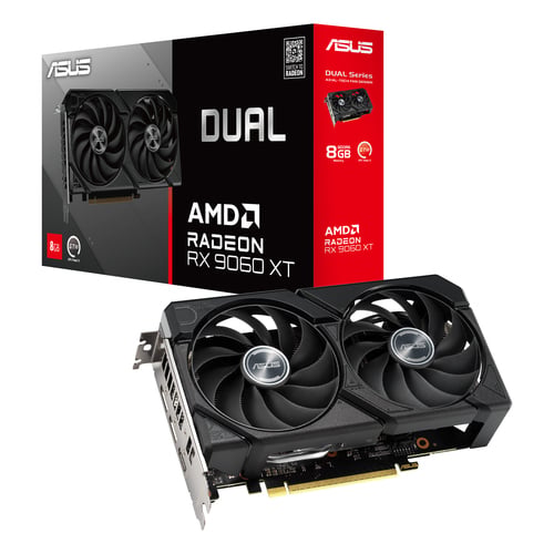 Carte graphique Asus Dual Radeon RX9060XT 8G GDDR6 Cybertek