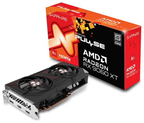 Sapphire Pulse Radeon RX 9060 XT GAMING OC 8GB - Carte graphique - 6