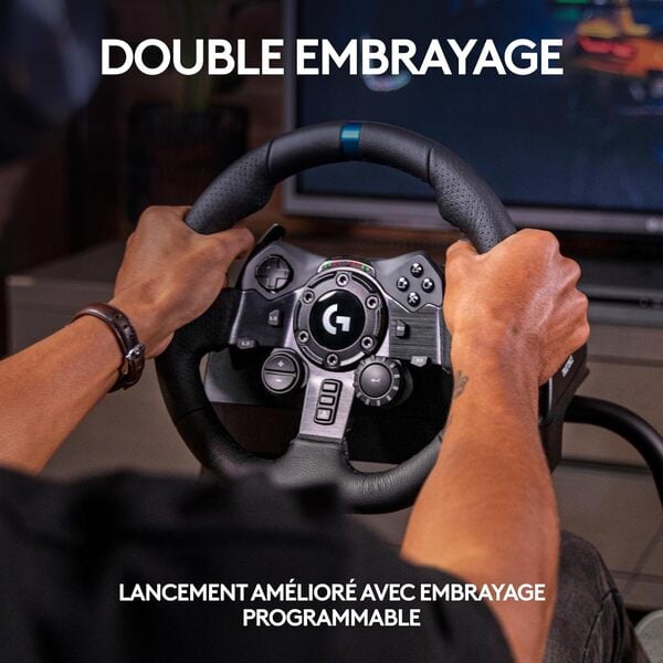 Logitech G923 Racing Wheel & Pedals PC et Playsation Edition (941-000149) - Achat / Vente Volant PC sur Cybertek.fr - 7