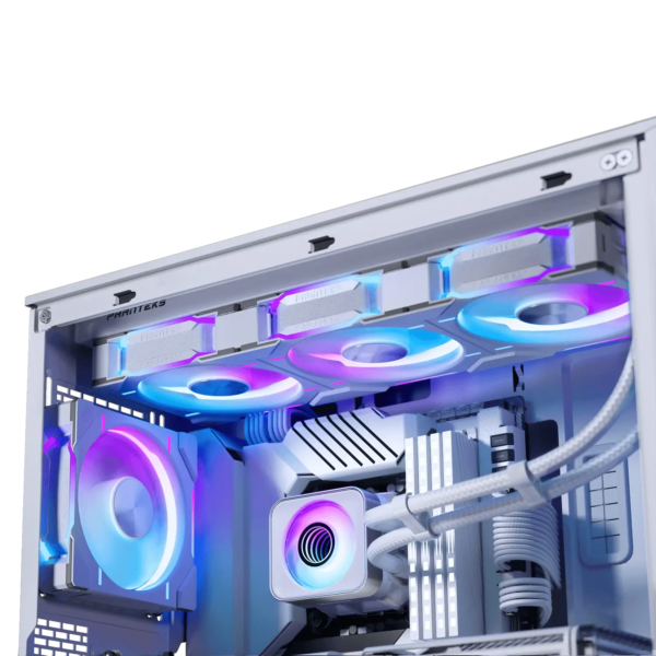 Phanteks Glacier One 360D30 X2 DRGB AiO - 360 mm - Blanc - Watercooling - 2