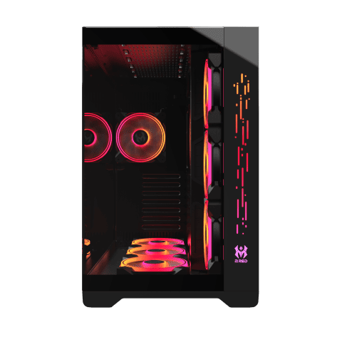 M.RED Crystal Sea Noir Noir - Boîtier PC M.RED - Cybertek.fr - 1