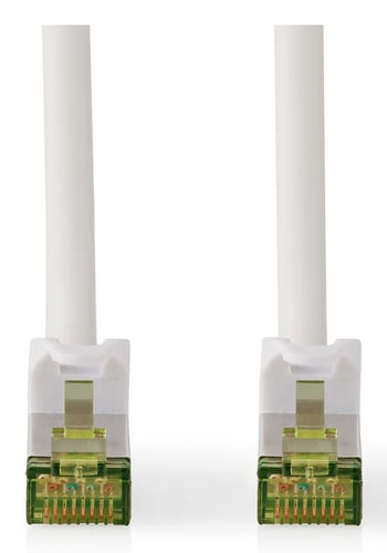 Câble RJ45 CAT7 S/FTP mâle/mâle - 20m - Blanc - 2