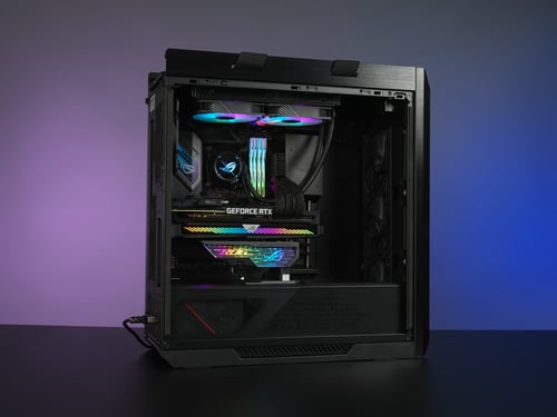Asus XH01 ROG HERCULX Support carte grahique ARGB - Noir (90DA0020-B09000) - Achat / Vente Accessoire carte graphique sur Cybertek.fr - 3