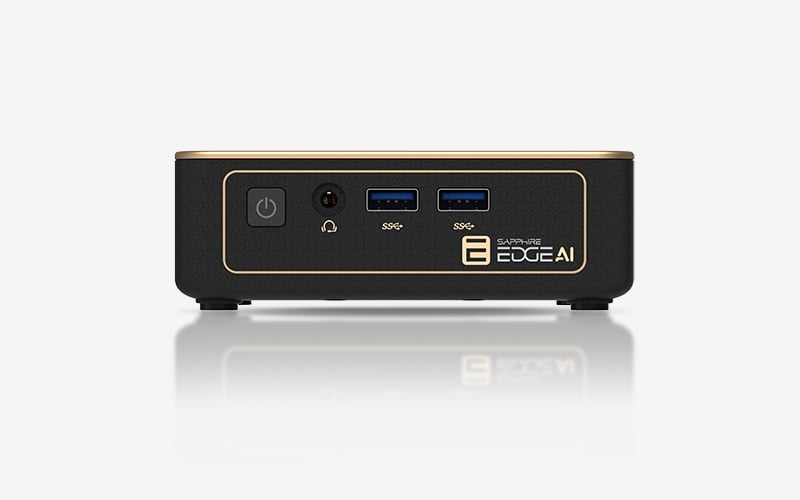 Sapphire EDGE AI Ryzen AI 7 350/So DDR5/M.2 nvme/Wifi/BT - Barebone et Mini-PC - 3