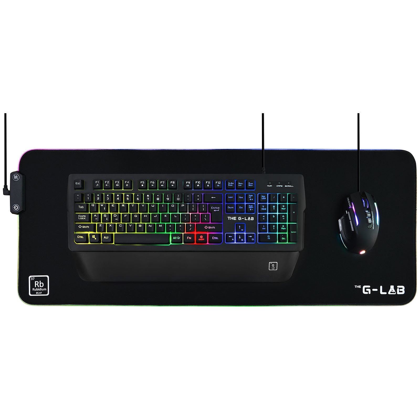 The G-LAB Pad Rubidium - XXL/RGB/Noir - Tapis de souris The G-LAB - 2