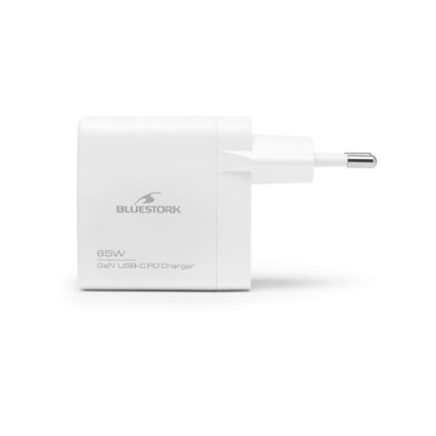 Bluestork 65W USB C - Blanc/Détachable  (PW-NB-65-C-GAN-W) - Achat / Vente Chargeur sur Cybertek.fr - 3