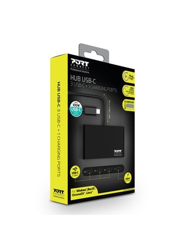 Port USB-C - 4 ports - Hub Port - Cybertek.fr - 1