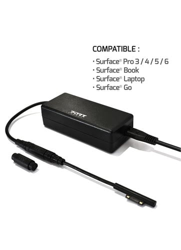 Port Chargeur secteur 60W pour MICROSOFT Surface - 2 embouts (900102) - Achat / Vente Chargeur sur Cybertek.fr - 1