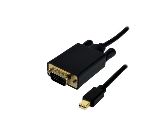 Câble Mini DisplayPort/VGA mâle/mâle- 1.5m - Noir - 0