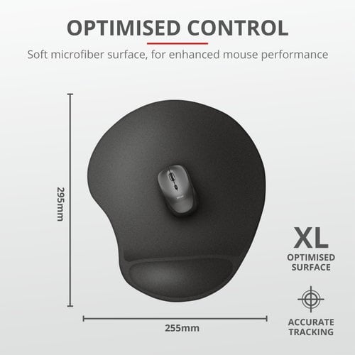 Trust Bigfoot - XL/Noir - Tapis de souris Trust - Cybertek.fr - 2