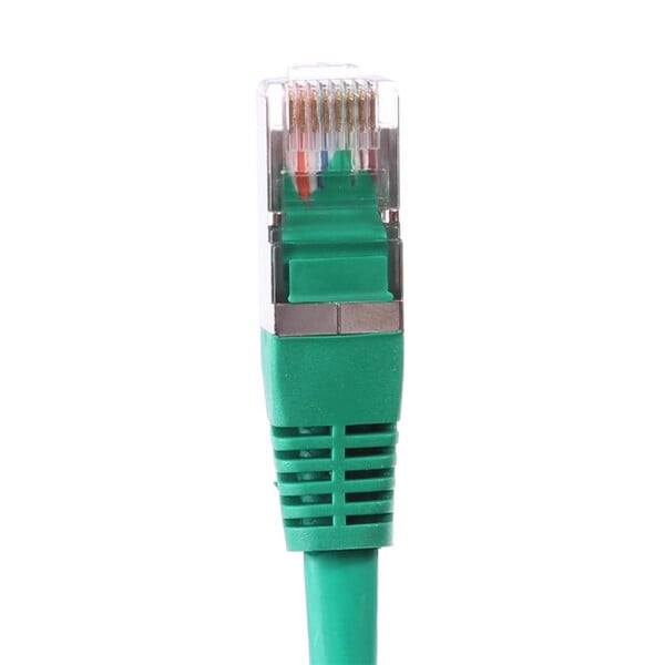 Câble réseau RJ45 CAT6 FTP - 10m Vert - Connectique réseau - 1