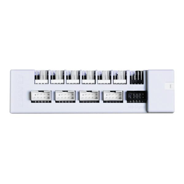 Lian-Li EDGE HUB, 4x USB, 6x PWM - Blanc - Accessoire boîtier - 0