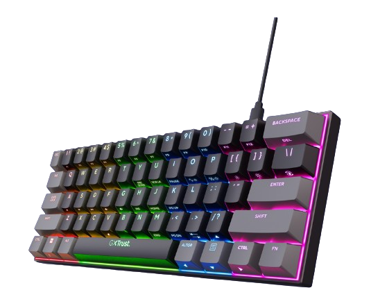Trust ACIRA 60% - Clavier PC Trust - Cybertek.fr - 0