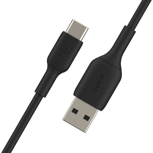 USB-A to USB-C Cable 1M Black - Connectique PC - Cybertek.fr - 1