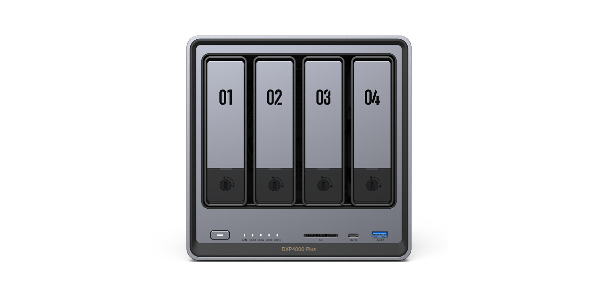 UGREEN DXP4800 Plus - 4 Baies avec 4 disques de 8To - Serveur NAS - 4
