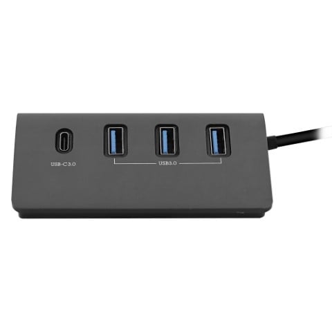 T'nB USB-A/USB-C 3.0 - 4 ports - Gris - Hub T'nB - Cybertek.fr - 4