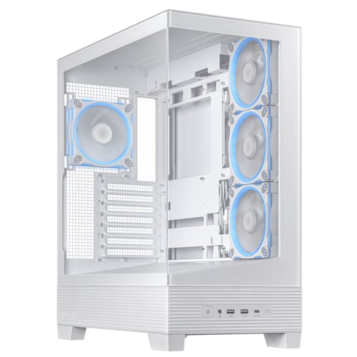 Asus Prime A31 PLUS TG ARGB Blanc Blanc - Boîtier PC Asus - 1