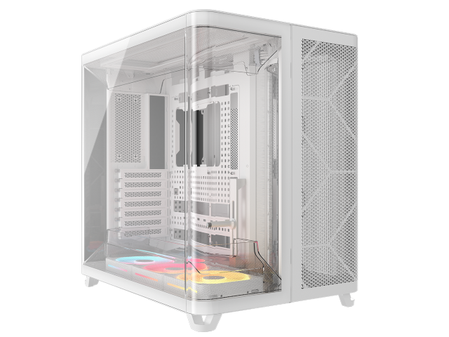 Corsair Air 5400 LX-R RGB Link Blanc Blanc - Boîtier PC Corsair - 0