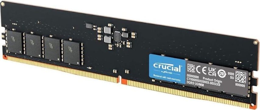 Crucial  (1x16Go DDR5 5600Mhz CL46) Tray - Mémoire PC Crucial sur Cybertek.fr - 1