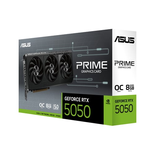 Asus PRIME GeForce RTX 5050 8GB GDDR6 OC Edition - Carte graphique - 10