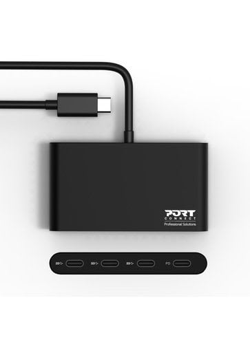 Port USB-C - 4 ports - Hub Port - Cybertek.fr - 4