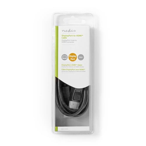 Câble DisplayPort 1.2 vers HDMI 1.2 mâle/mâle - 2m - 2