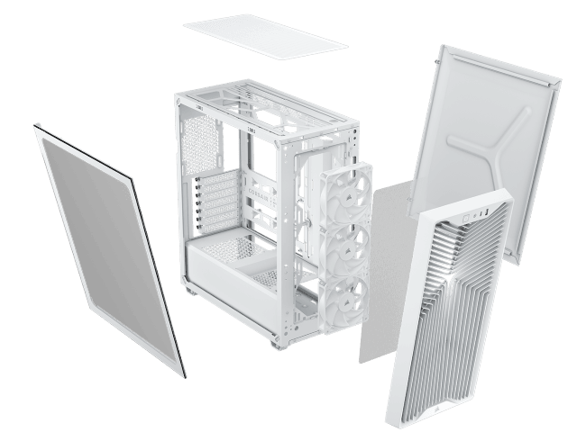 Corsair 3200D RS Blanc Blanc - Boîtier PC Corsair - Cybertek.fr - 6