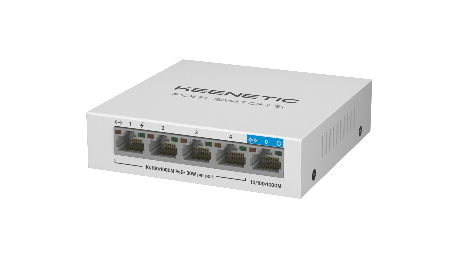 Switch KEENETIC 5 Ports 10/100/1000 - 4 Ports PoE+ - KN-4610-01-EU   - 0