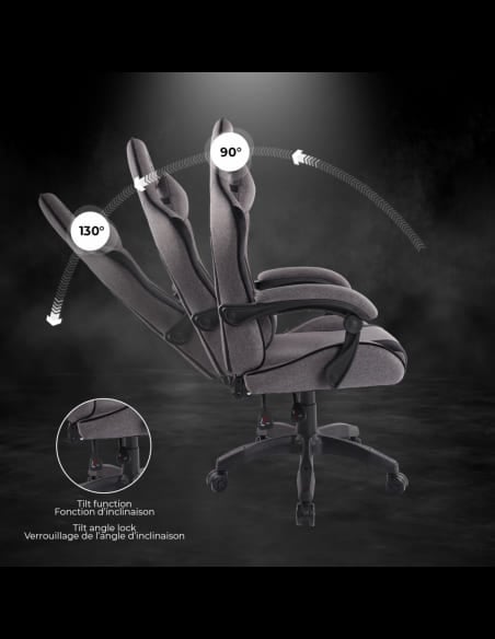 Spirit Of Gamer ARENA DARK GREY Noir/Gris - Siège PC - Cybertek.fr - 6