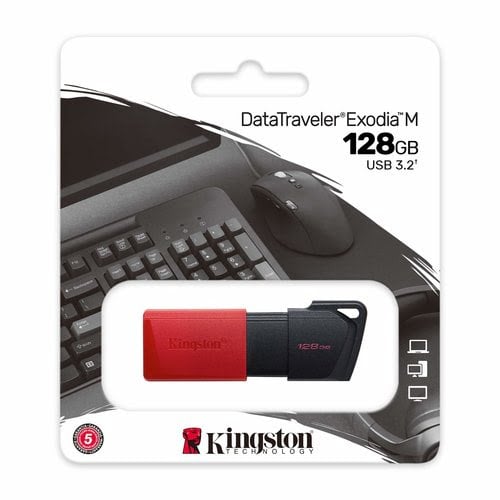 Kingston - 128GB DT EXODIA M USB3.2 GEN 1 - Clé USB Kingston - 2