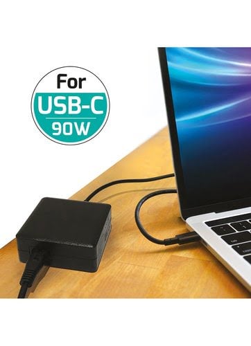 Port Alimentation secteur 90W - USB-C - Noir (900098) - Achat / Vente Chargeur sur Cybertek.fr - 3