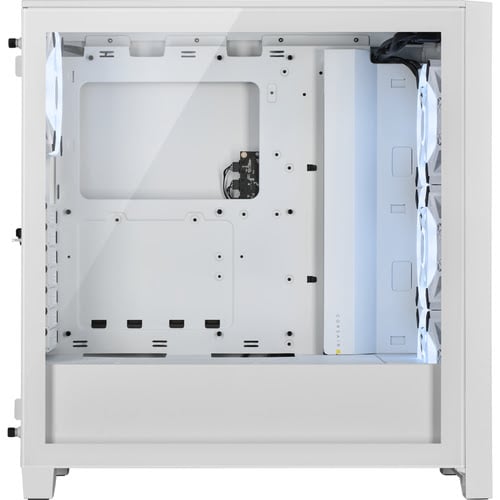 Corsair iCUE 4000D Airflow RGB TG Blanc -MT/Sans Alim/ATX Blanc - Boîtier PC - 2