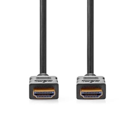 Câble HDMI HighSpeed+Ethernet mâle/mâle - 3m-Noir - 1