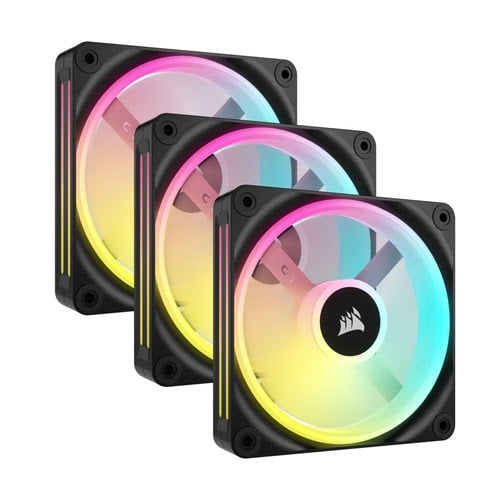 Corsair iCUE LINK QX120 RGB Starter Kit Noir# - Ventilateur boîtier - 0