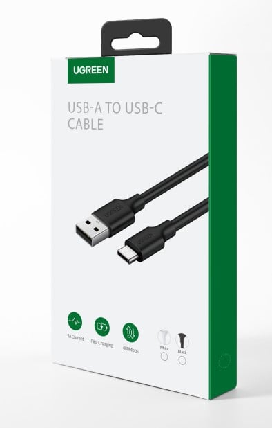 Câble USB 2.0 vers USB-C/1,5m/Noir - Connectique PC - Cybertek.fr - 1