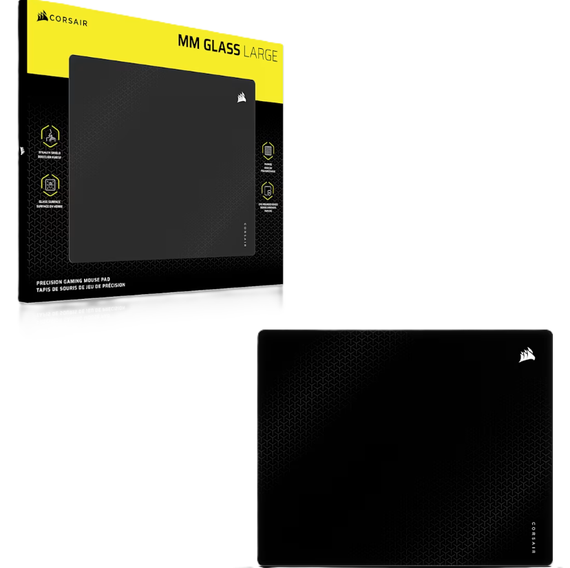 Tapis de souris Corsair MMGlass - L/Noir