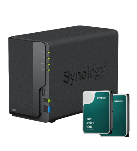 Synology DS223 - 2 Baies avec 2 Disques de 4 To - Serveur NAS - 0