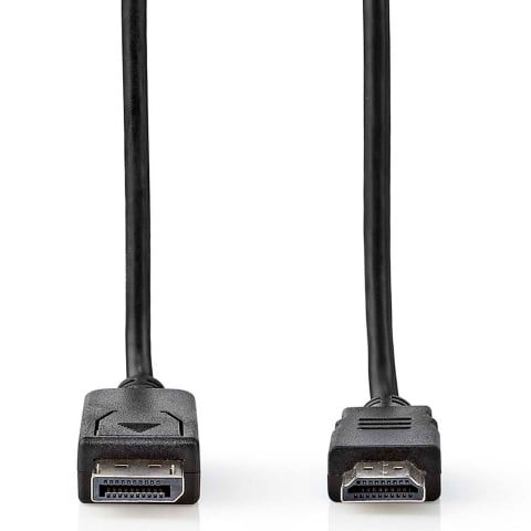 Câble DisplayPort mâle/mâle - 2m - Noir - 0