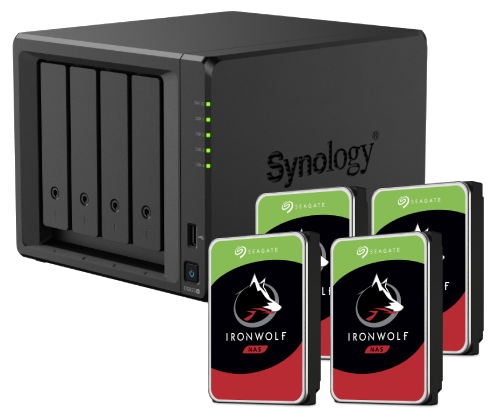 Synology DS925+ - 4 Baies avec 4 disques de 8To IronWolf - Serveur NAS - 0
