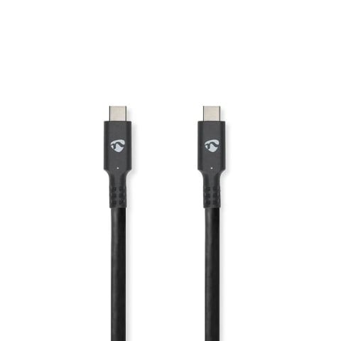 Câble USB-C 3.2 Gen2/100W/1m/Noir - Connectique PC - Cybertek.fr - 0