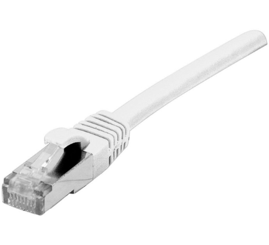 Câble RJ45 Cat6 F/UTP - 1m - Blanc - Connectique réseau - 0