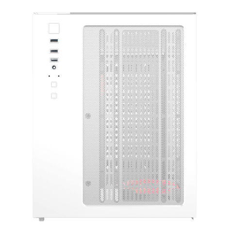 M.RED Crystal Sea Mini Blanc Blanc - Boîtier PC M.RED - 2